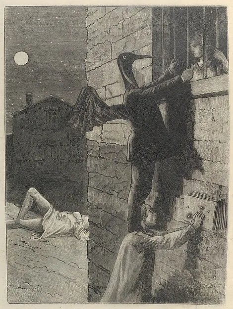 Max Ernst [Μαξ Έρνστ], Une semaine de bonté ou Les sept éléments capitaux [Μια εβδομάδα καλοσύνης ή Τα επτά κεφαλαία στοιχεία] (Παρίσι: Éditions Jeanne Bucher, 1934). «Μυθιστόρημα σε κολλάζ» χωρίς λόγια: ο καλλιτέχνης απέκοψε ξυλογραφίες από βικτωριανά λαϊκά μυθιστορήματα και εικονογραφημένα επιστημονικά περιοδικά και τις αναδιάταξε σε σκοτεινές, ονειρικές συνθέσεις, αναδεικνύοντας το κολλάζ σε κατεξοχήν σουρεαλιστική τεχνική. Φωτομηχανική αναπαραγωγή κολλάζ.