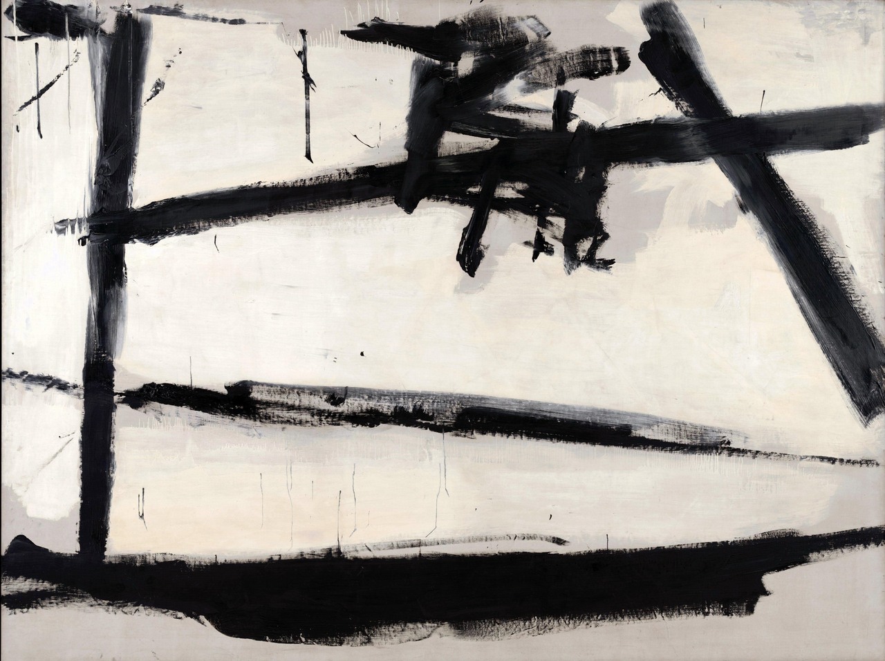 Franz Kline, «Πίνακας Νούμερο 2» ["Painting Number 2", 1954], [λάδι σε καμβά, 204.3 x 271.8&nbsp;εκ.], Νέα Υόρκη: MoMA.