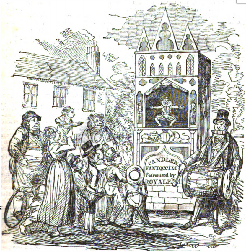 Εικ. 3. Παράσταση Fantoccini στο Λονδίνο