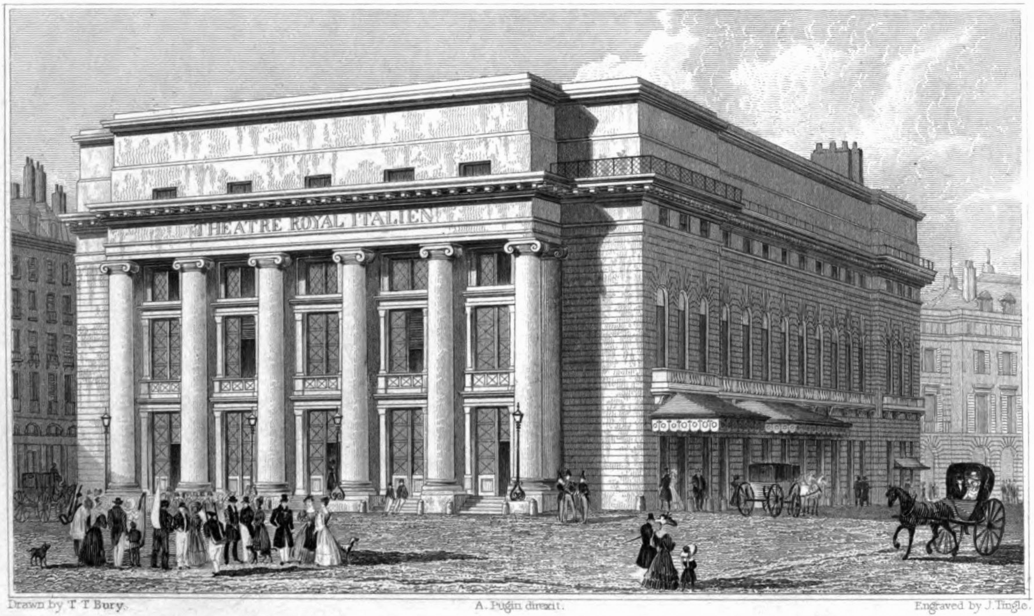Η πρώτη Salle Favart [Σαλ Φαβάρ], έργο του αρχιτέκτονα Jean-François Heurtier [Ζαν-Φρανσουά Ερτιέ] με χωρητικότητα περίπου 1.100 θέσεων, η οποία στέγασε την Οπερά-Κωμίκ από το 1783 έως το 1801 και έδωσε στον θεσμό τη μόνιμη έδρα και το όνομα που τον συνοδεύουν έκτοτε, προς τιμήν του Charles-Simon Favart [Σαρλ-Σιμόν Φαβάρ].
